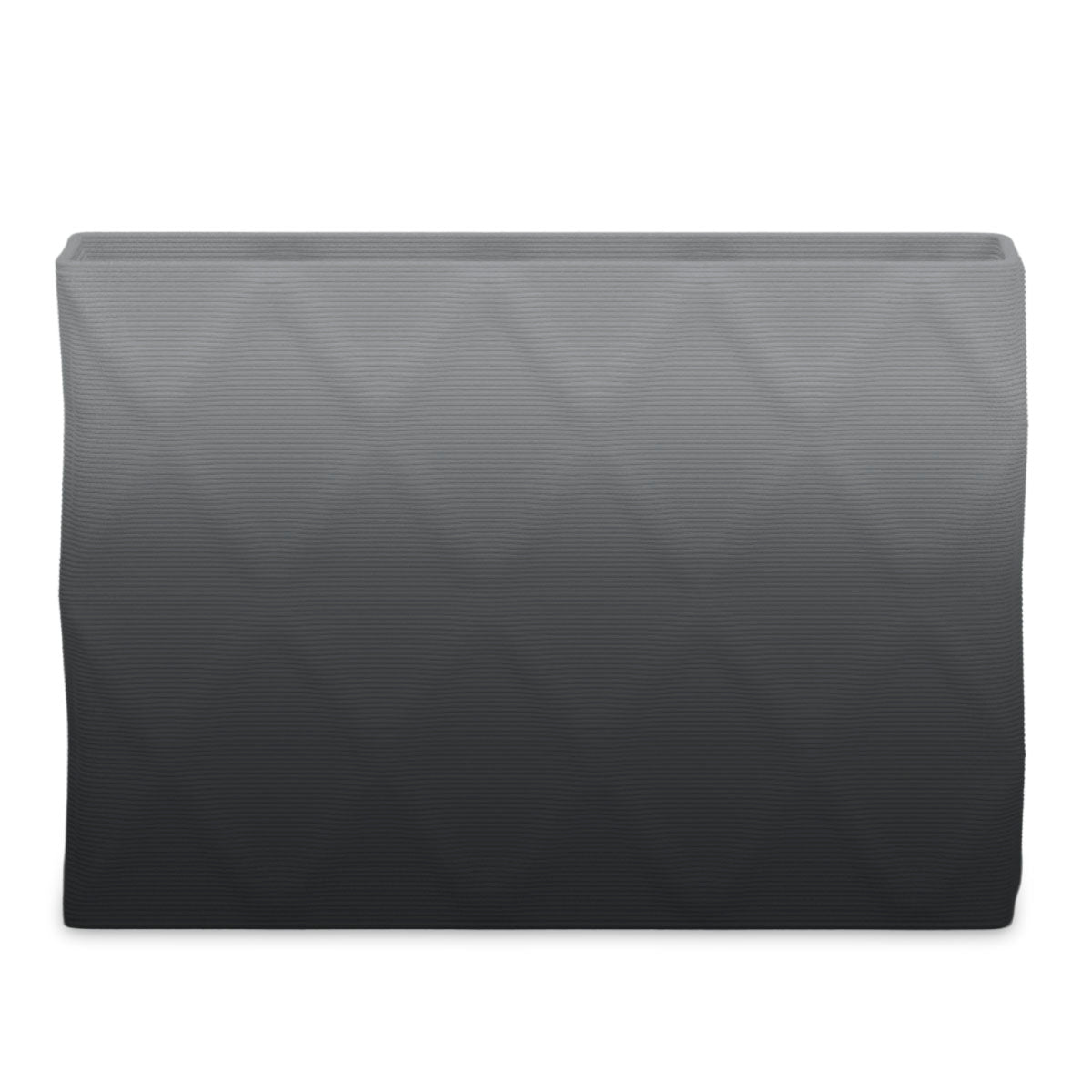 Avila Extra Large Rectangular Planter - Diamond 1 - Obsidian Night OMB1 - sculptural rectangular planter with faceted diamond relief texture, 3D printed concrete, modern artistic design