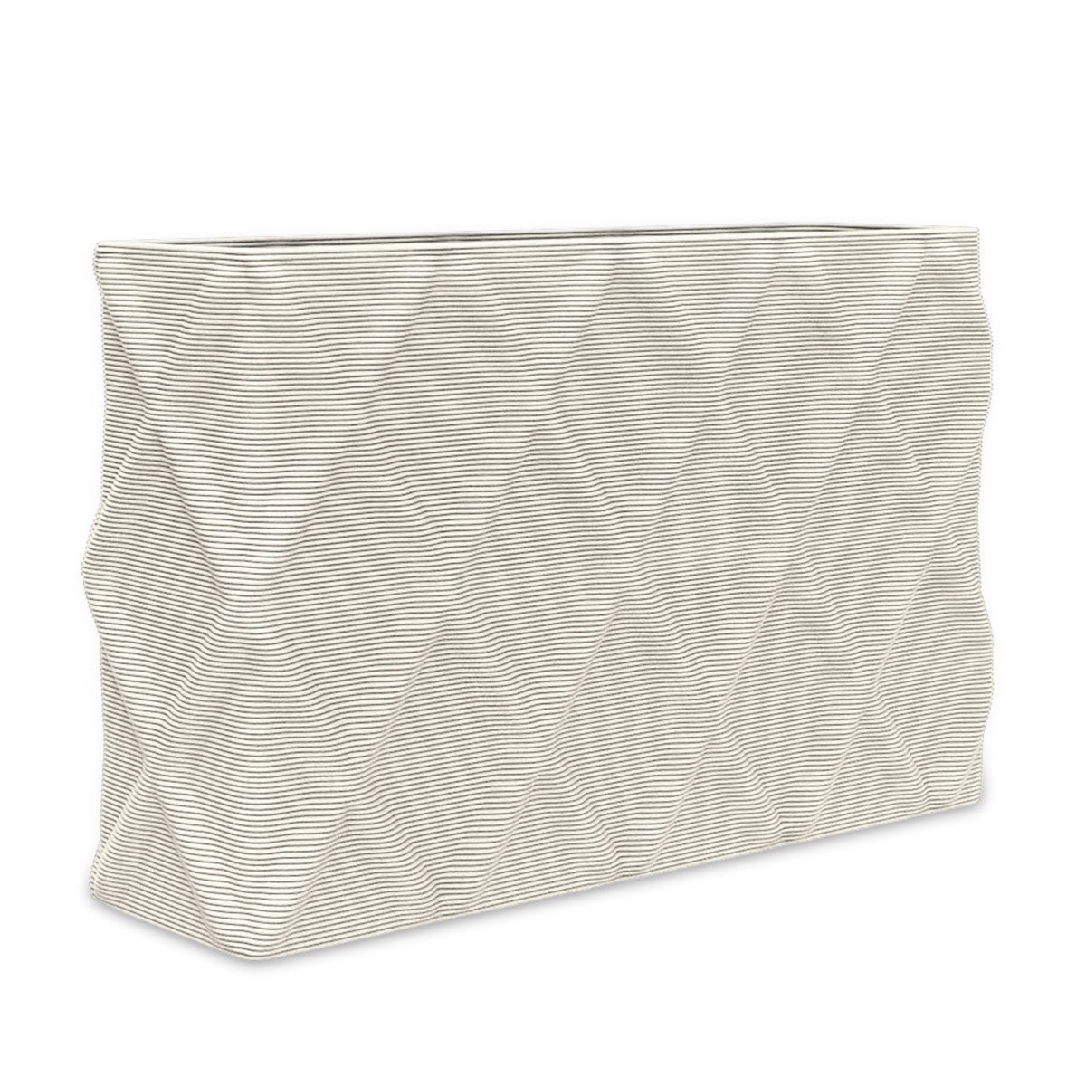 Avila Extra Large Rectangular Planter - Diamond 1 - Limestone Veil - sculptural rectangular planter with faceted diamond relief texture, 3D printed concrete, modern artistic design