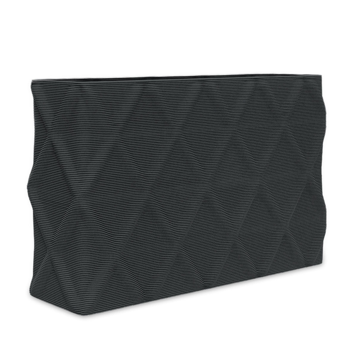 Avila Extra Large Rectangular Planter - Diamond 1 - Obsidian Night - sculptural rectangular planter with faceted diamond relief texture, 3D printed concrete, modern artistic design