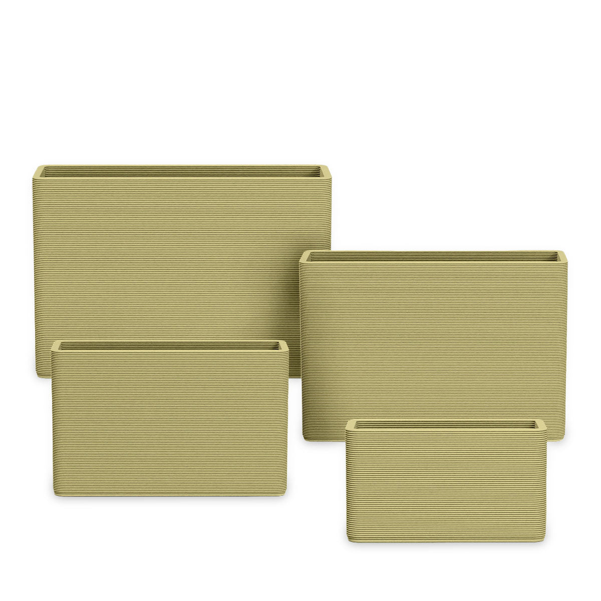 Avila Rectangular Planter Set - Stacks