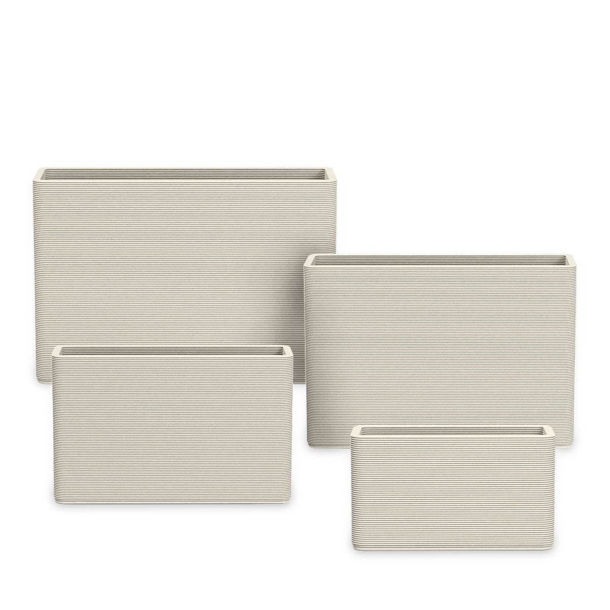 Avila Rectangular Planter Set - Stacks