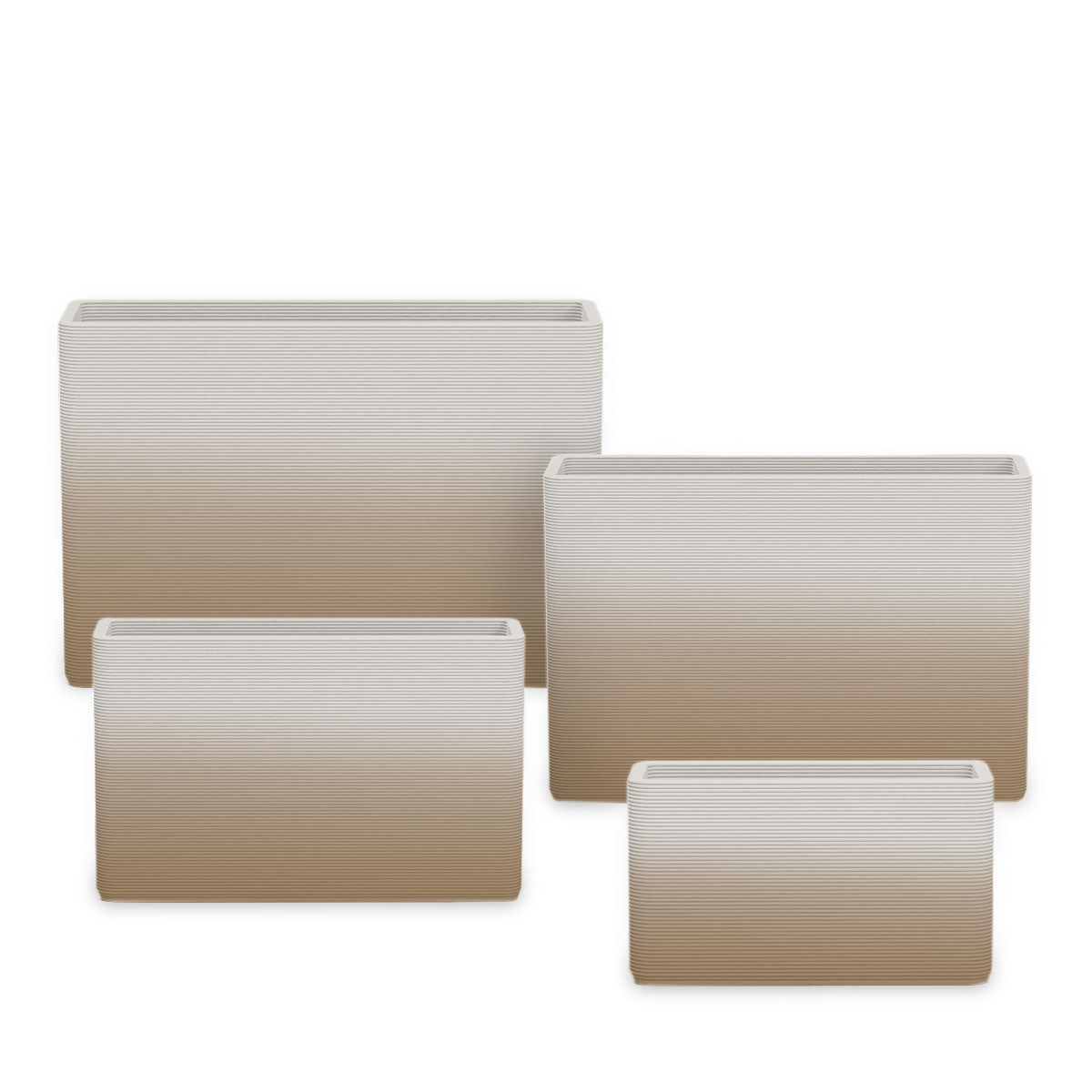 Avila Rectangular Planter Set - Stacks