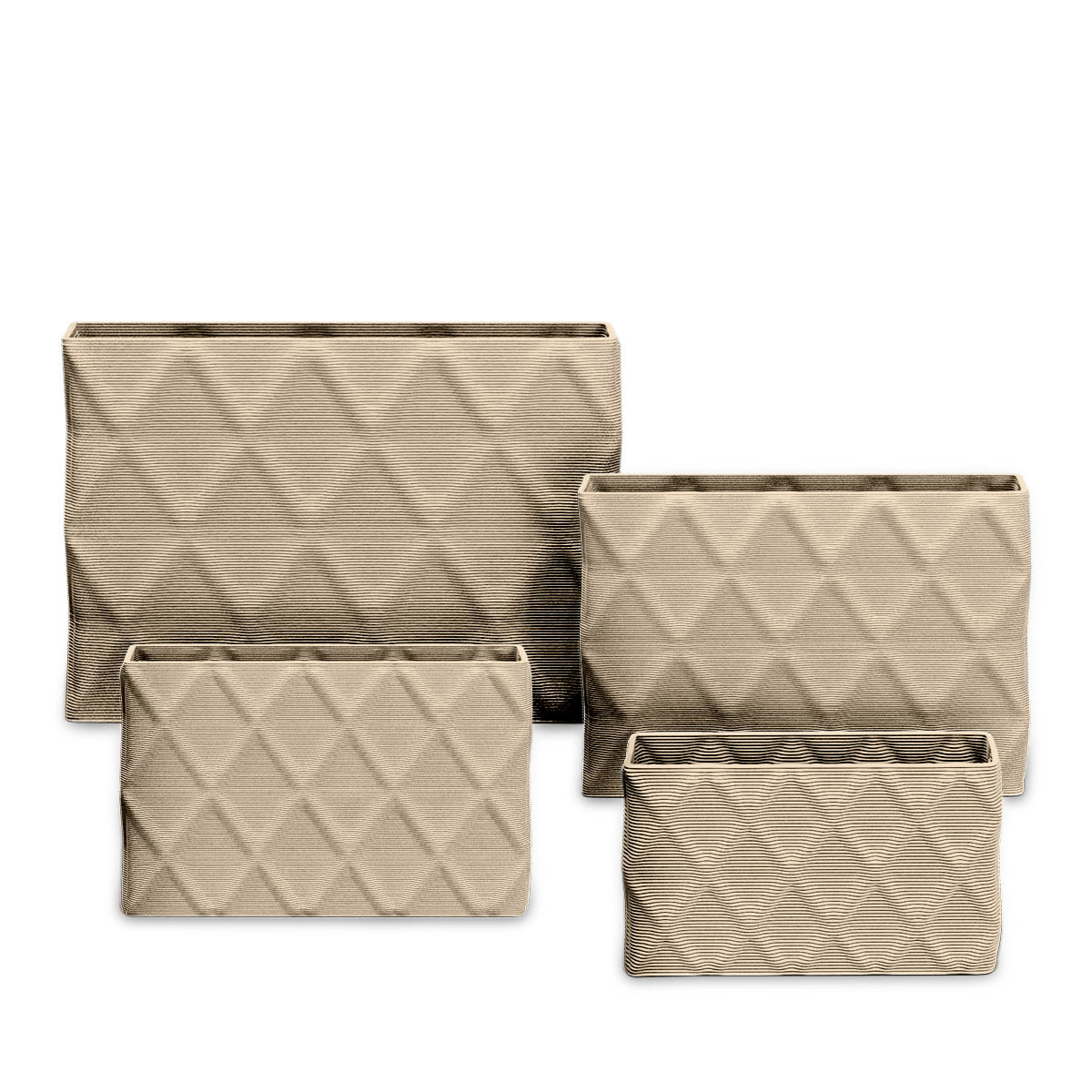 Avila Rectangular Planter Set - Diamond 1