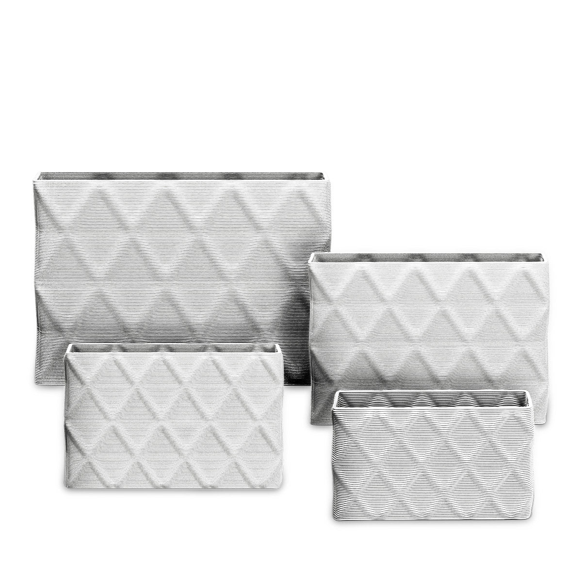 Avila Rectangular Planter Set - Diamond 1