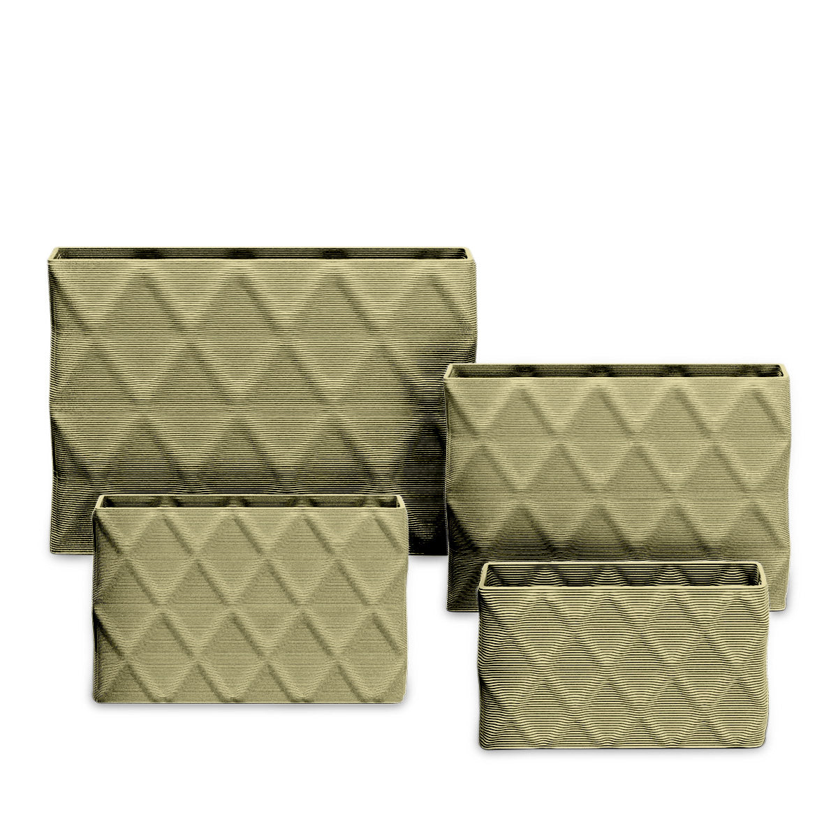 Avila Rectangular Planter Set - Diamond 1