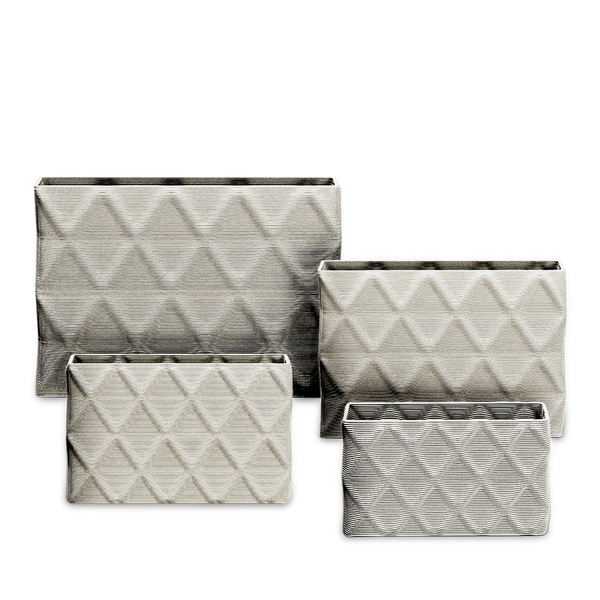 Avila Rectangular Planter Set - Diamond 1