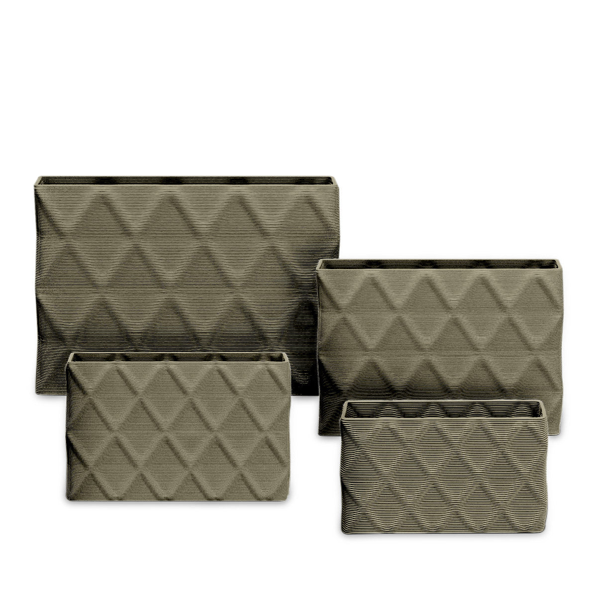 Avila Rectangular Planter Set - Diamond 1