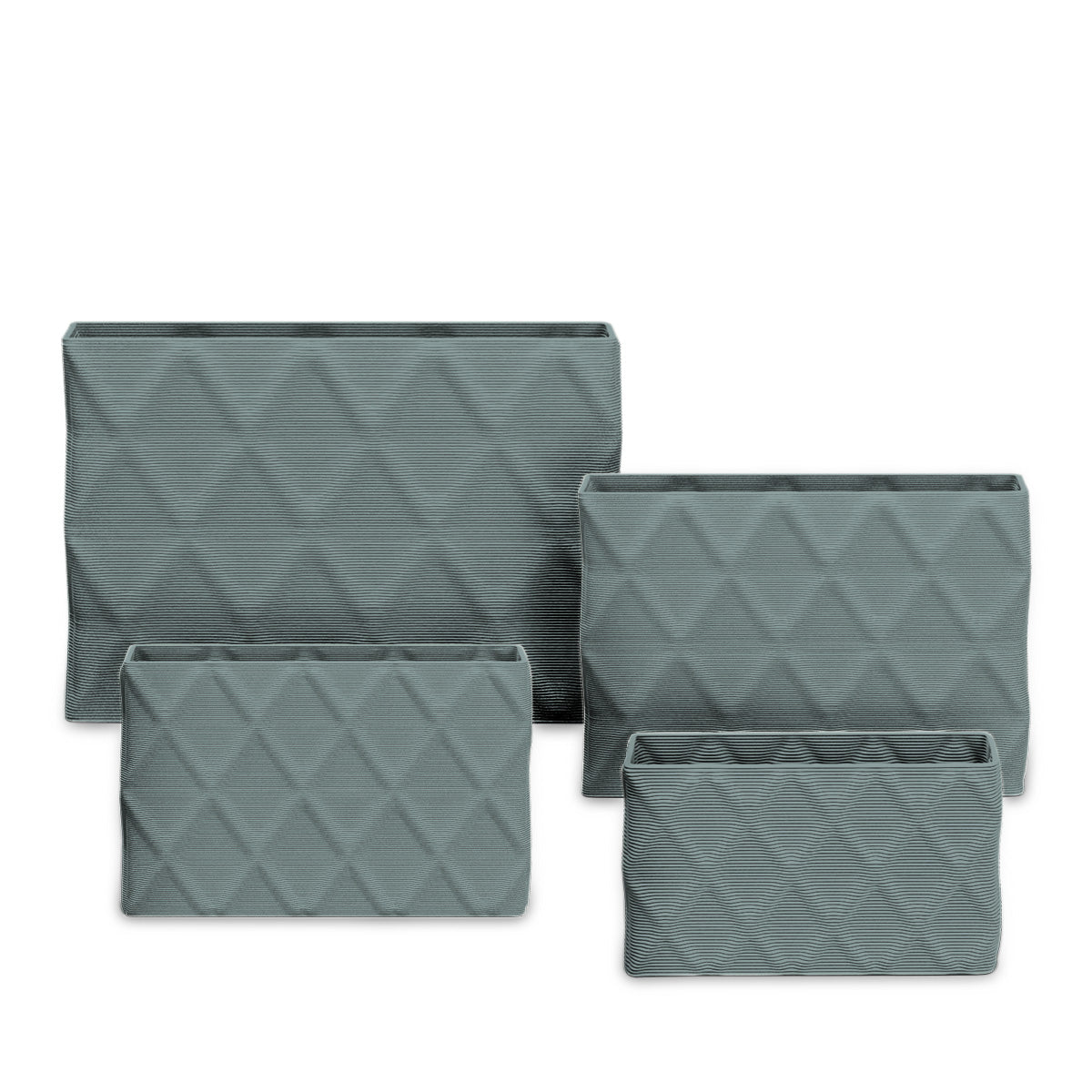 Avila Rectangular Planter Set - Diamond 1
