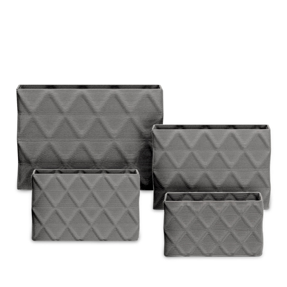 Avila Rectangular Planter Set - Diamond 1