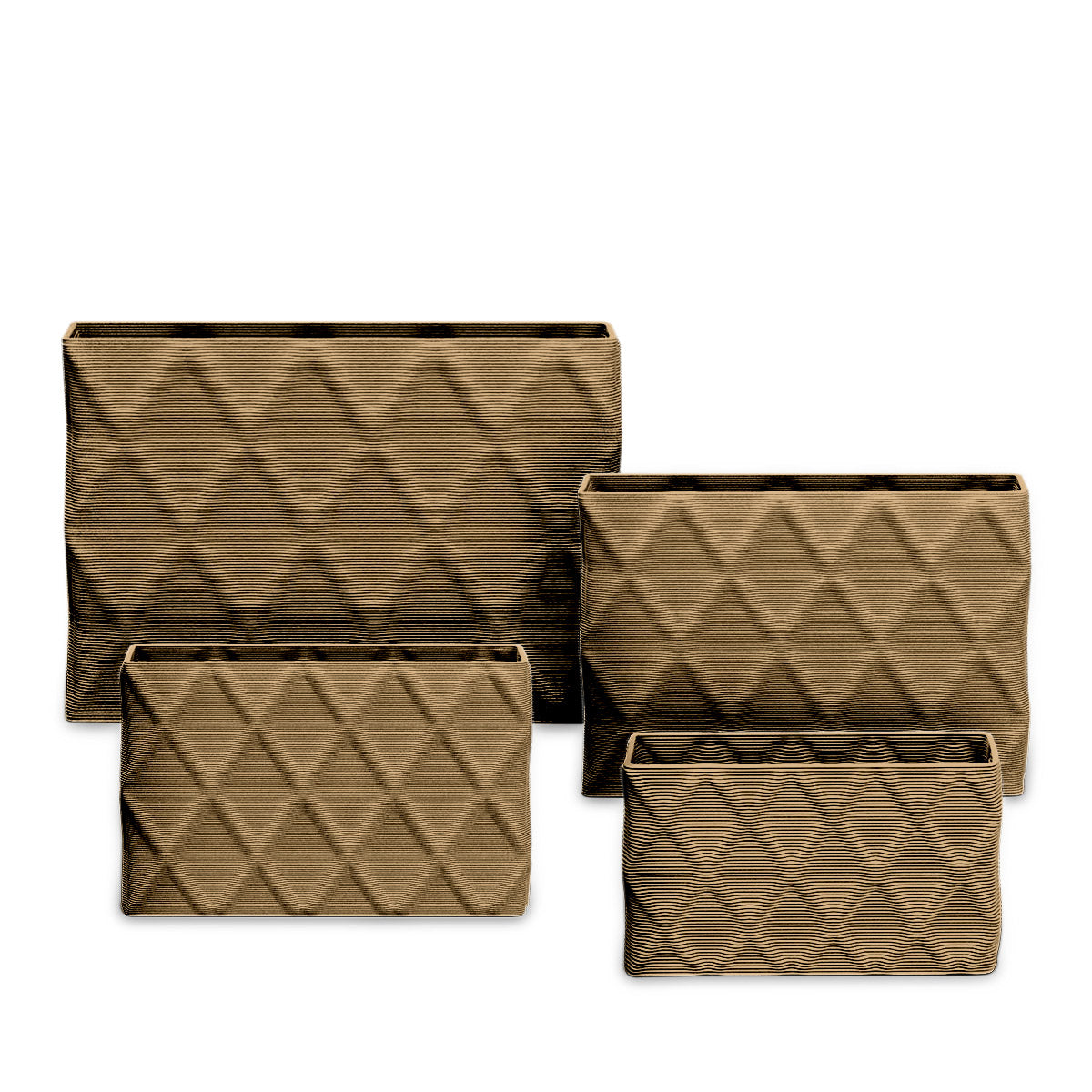 Avila Rectangular Planter Set - Diamond 1