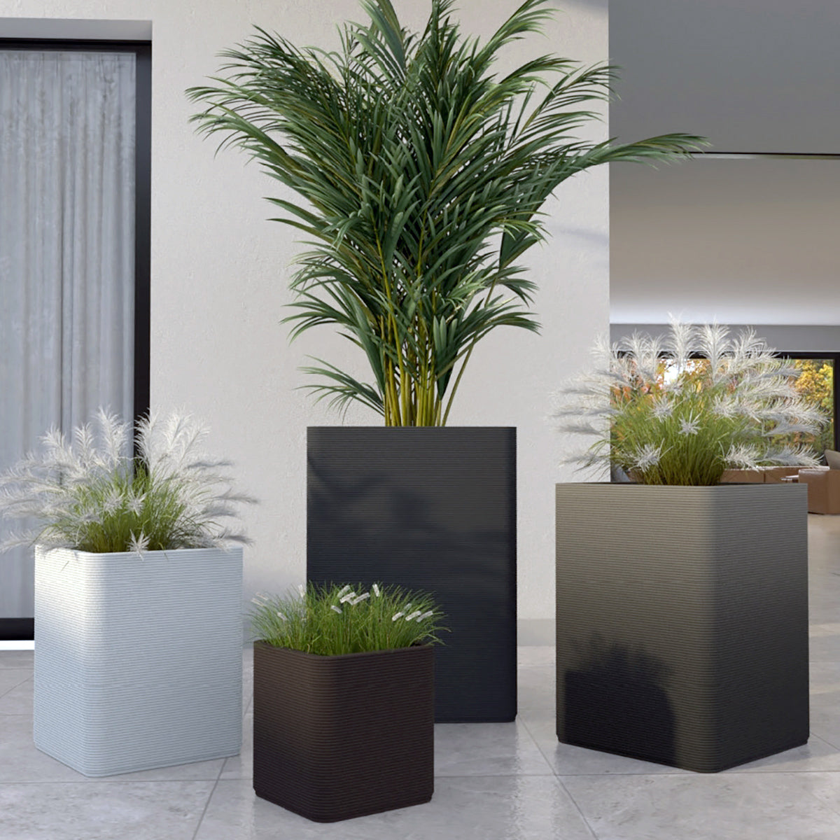 Montara Small Square Planter - Diamond 1