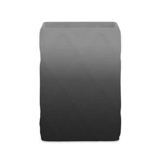 Montara Large Square Planter - Diamond 1 - Obsidian Night OMB1 - sculptural square planter with faceted diamond relief texture, 3D printed concrete, modern artistic design