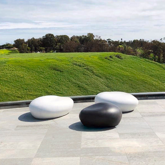 Pebble Extra-Large Concrete Bench