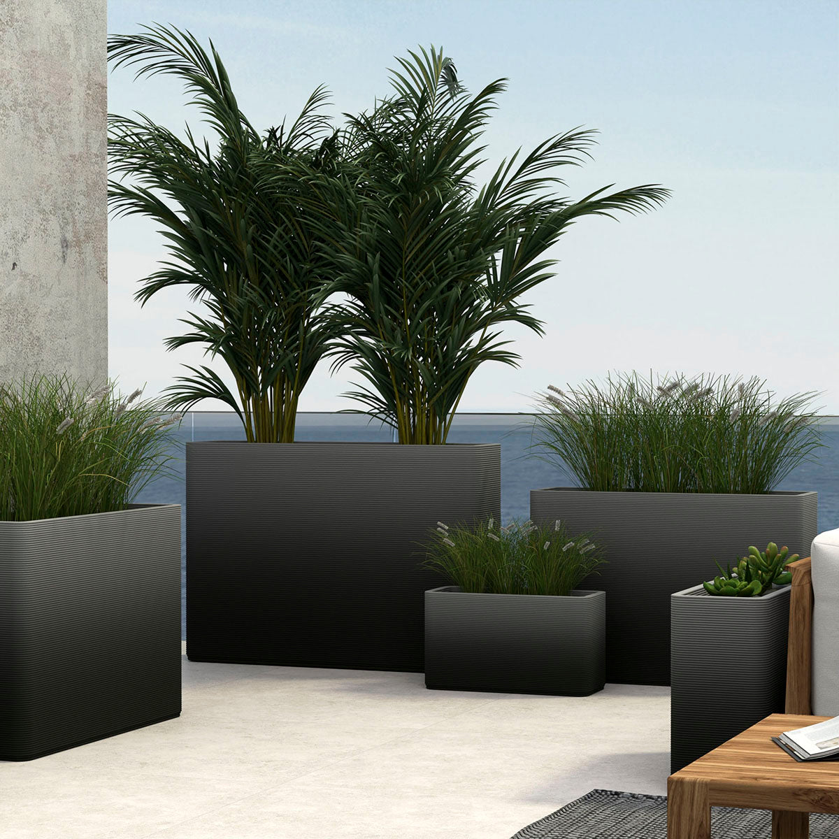 Avila Extra Large Rectangular Planter - Stacks