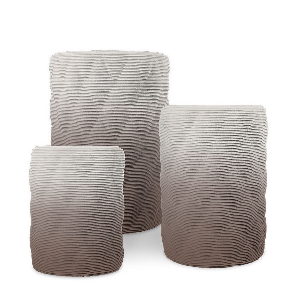 Solana Round Planter Set - Diamond 2