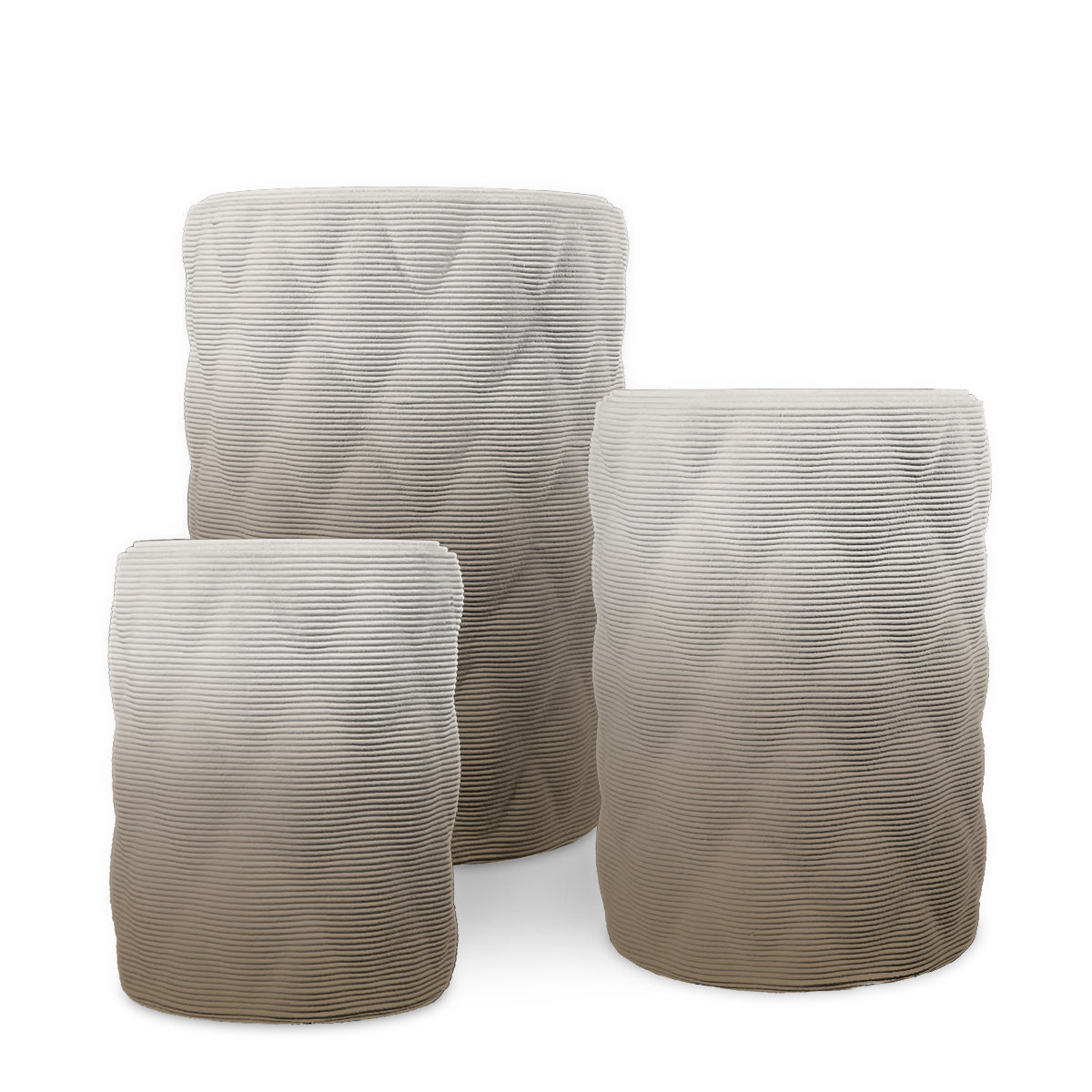 Solana Round Planter Set - Diamond 2