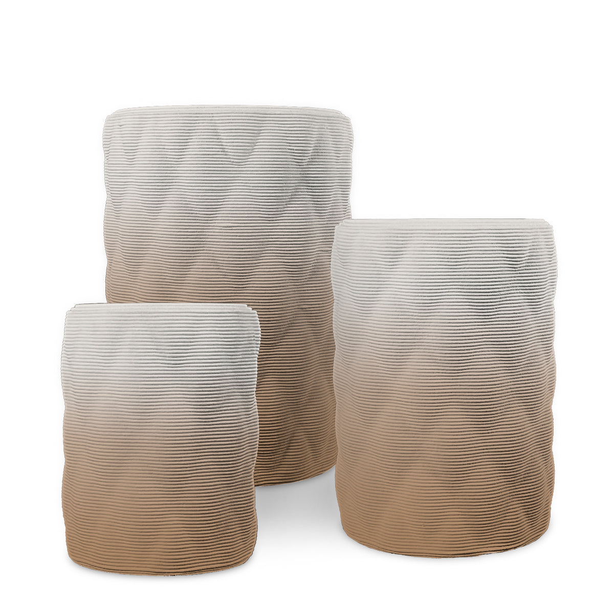 Solana Round Planter Set - Diamond 2