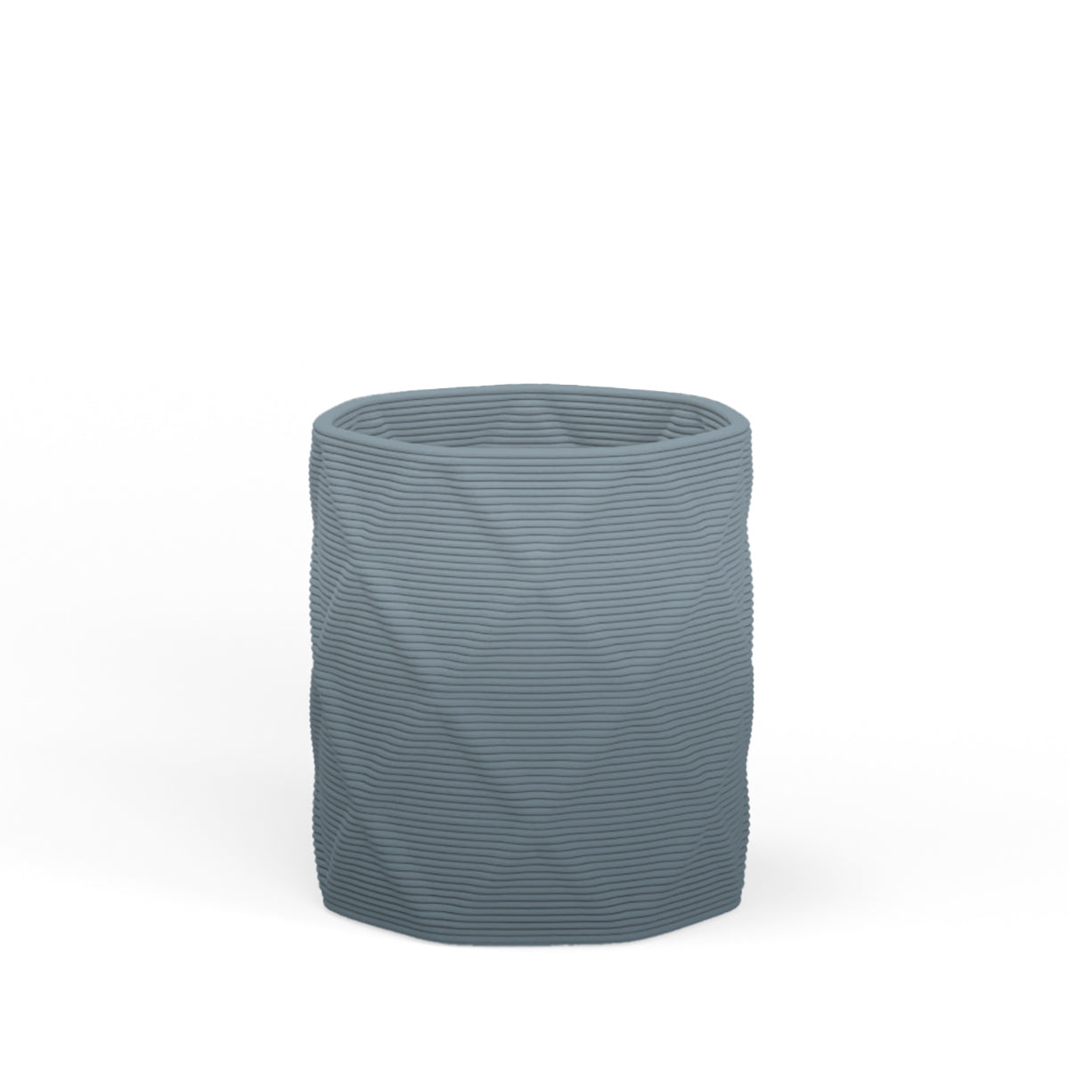 Solana Small Round Concrete Planter - Diamond 1