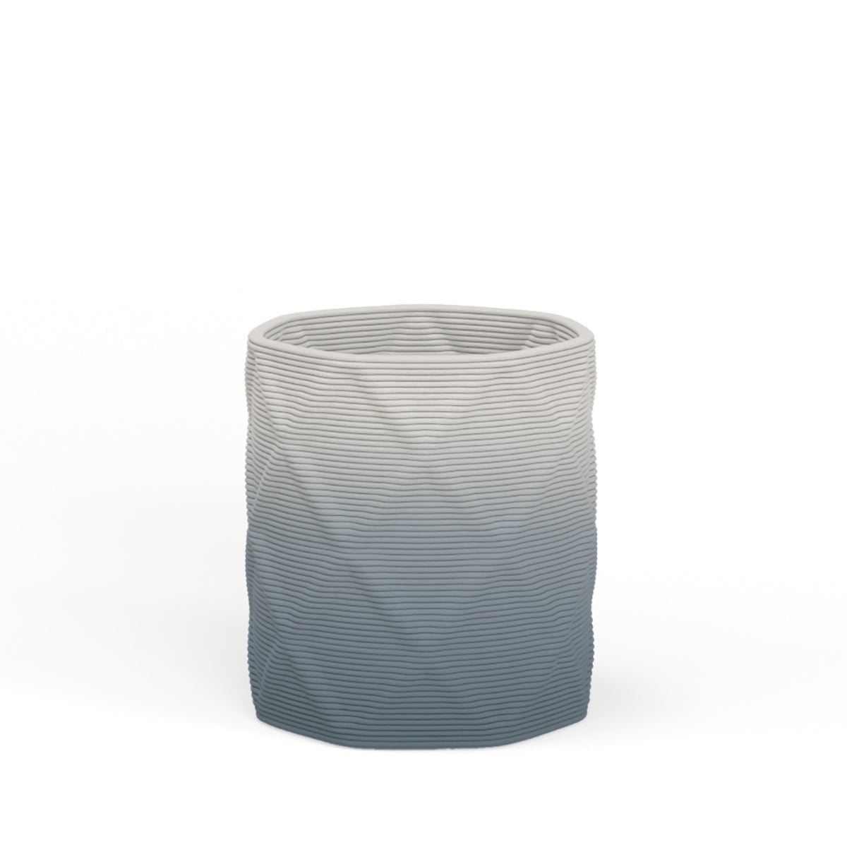 Solana Small Round Concrete Planter - Diamond 1
