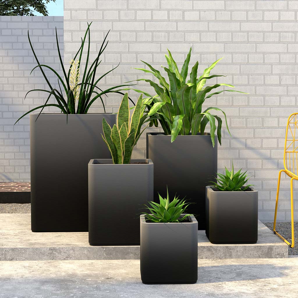 Montara Large Square Planter - Stacks