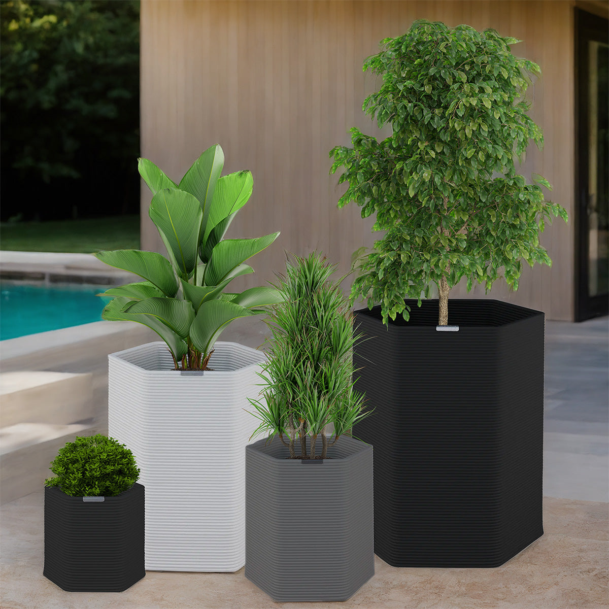 Malibu Hexagonal Planter