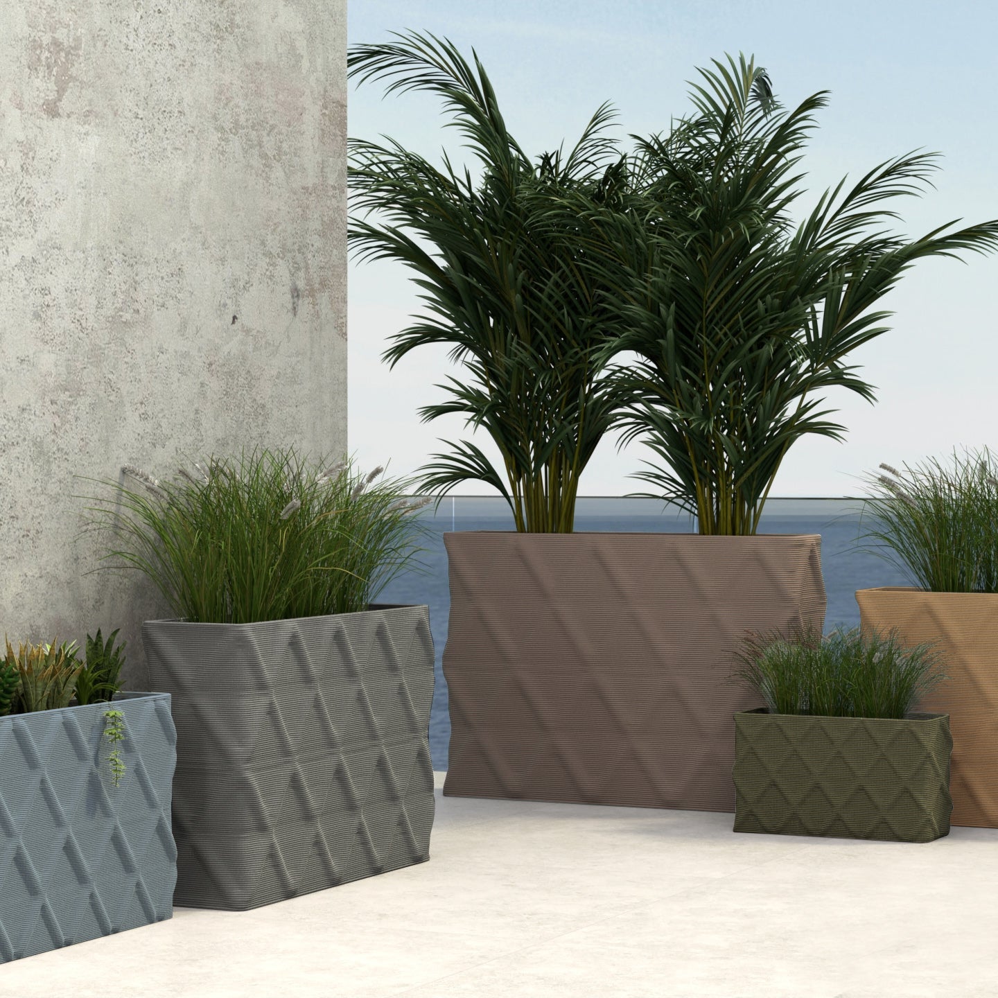 Avila Rectangular Planters