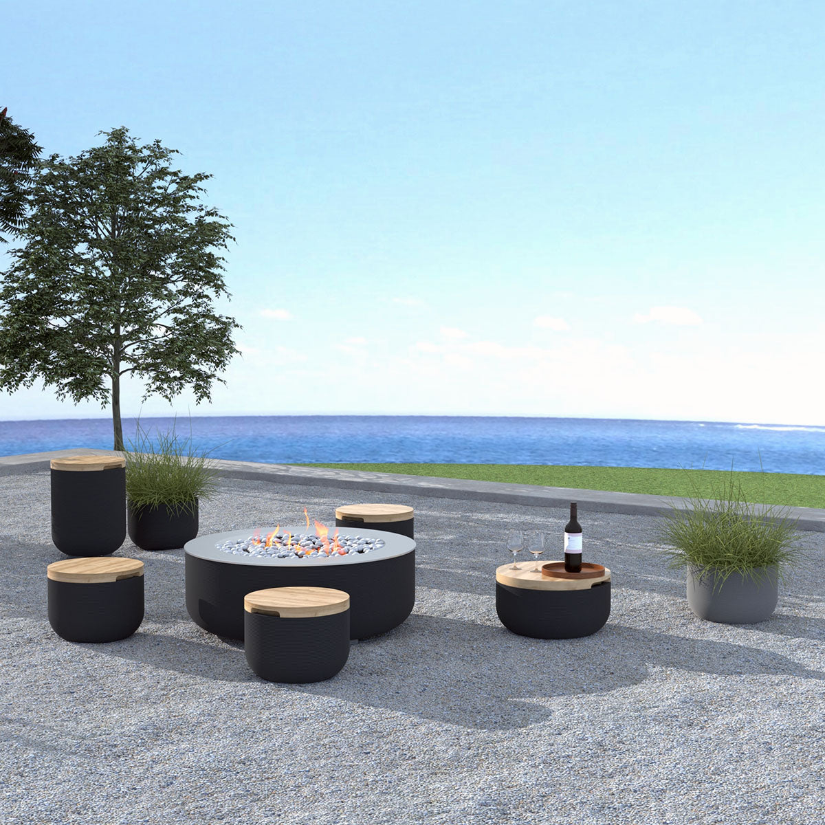 Zuma Side Table/Stool