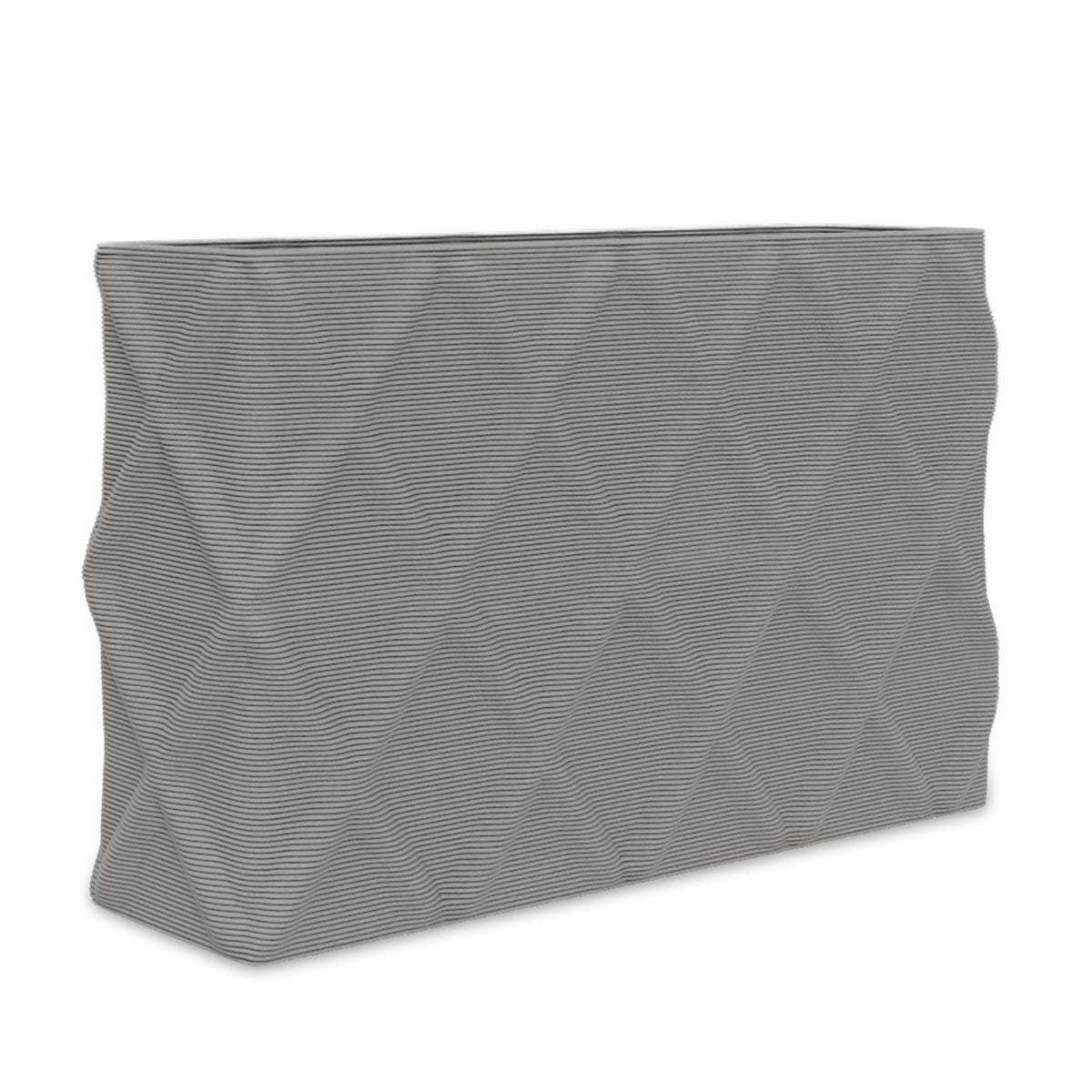 Avila Extra Large Rectangular Planter - Diamond 1 - Silver Mist - sculptural rectangular planter with faceted diamond relief texture, 3D printed concrete, modern artistic design