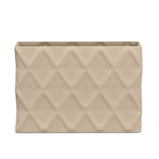 Avila Large Rectangular Concrete Planter - Diamond 1