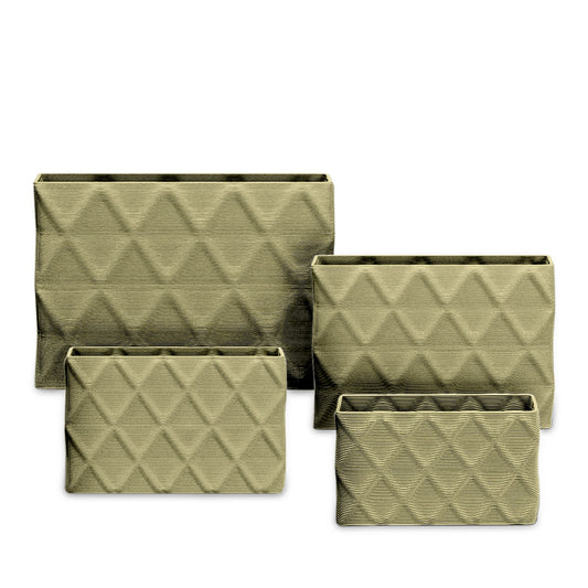 Avila Rectangular Planter Set - Diamond 1