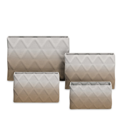 Avila Rectangular Planter Set - Diamond 1