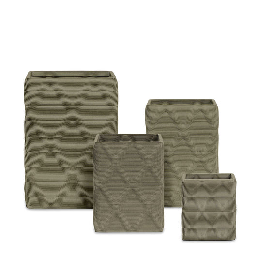 Montara Square Planter Set - Diamond 1