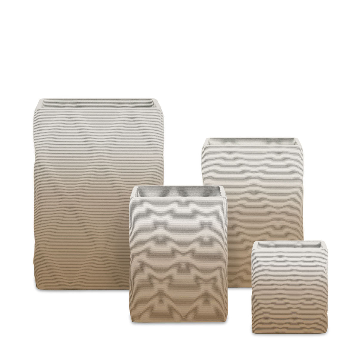 Montara Square Planter Set - Diamond 1