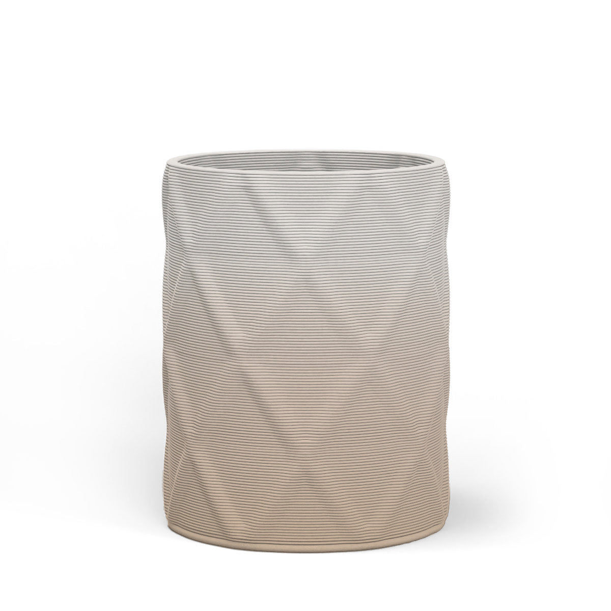 Solana Medium Round Concrete Planter - Diamond 1