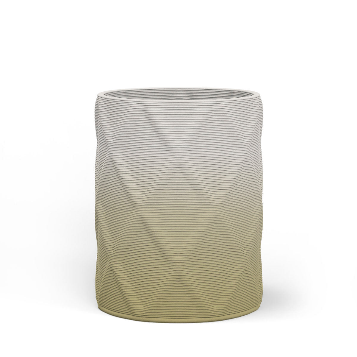 Solana Medium Round Concrete Planter - Diamond 1