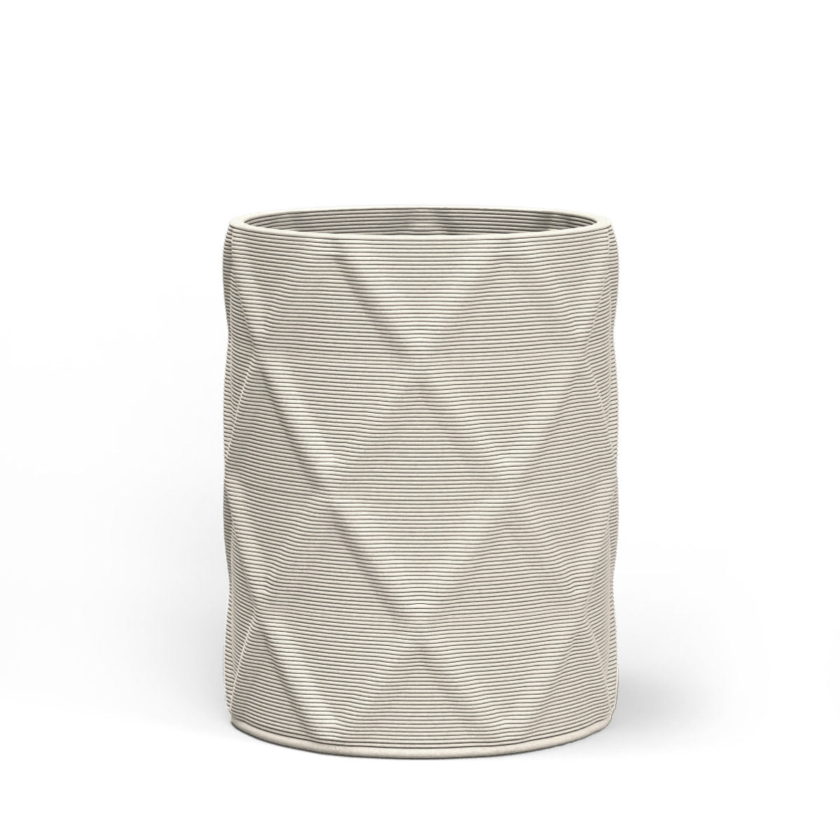 Solana Medium Round Concrete Planter - Diamond 1