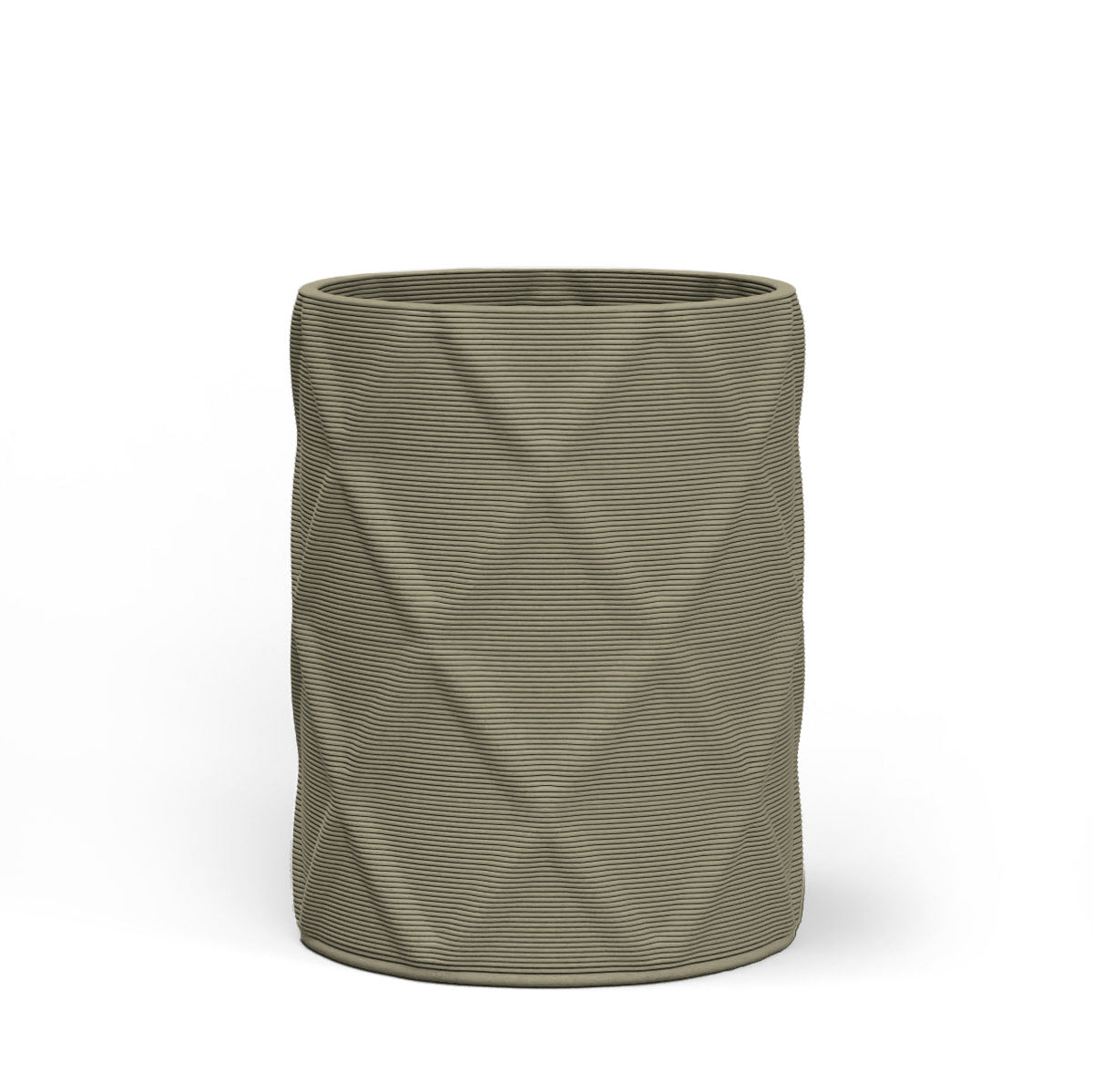 Solana Medium Round Concrete Planter - Diamond 1