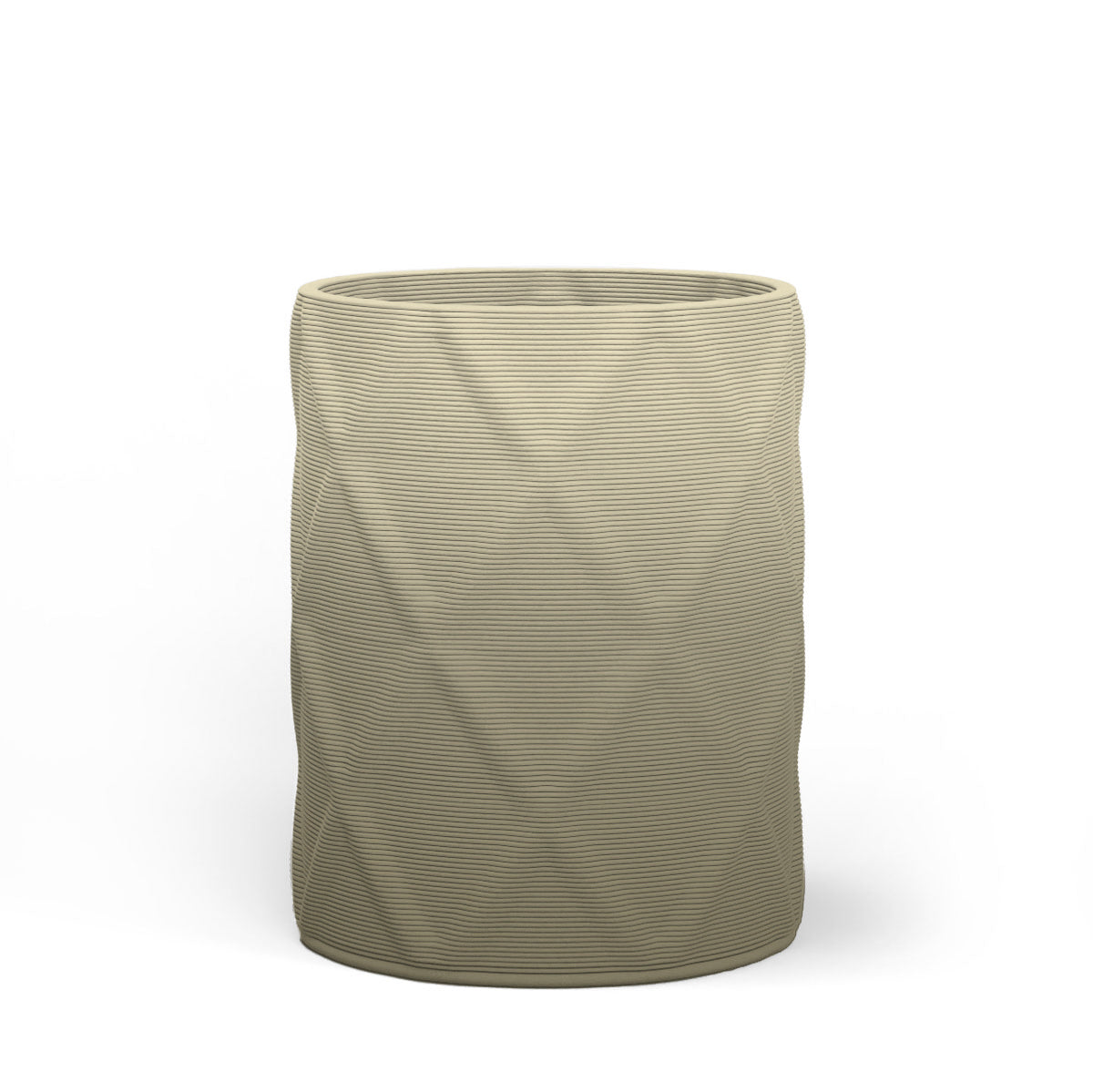 Solana Medium Round Concrete Planter - Diamond 1