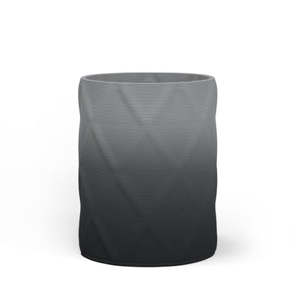 Solana Medium Round Concrete Planter - Diamond 1