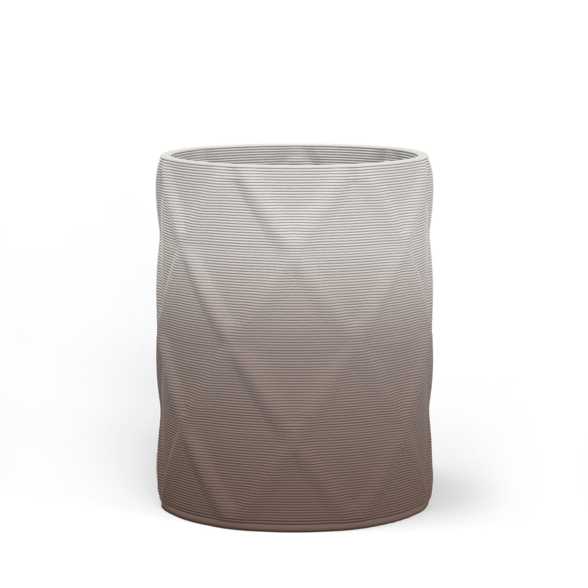 Solana Medium Round Concrete Planter - Diamond 1
