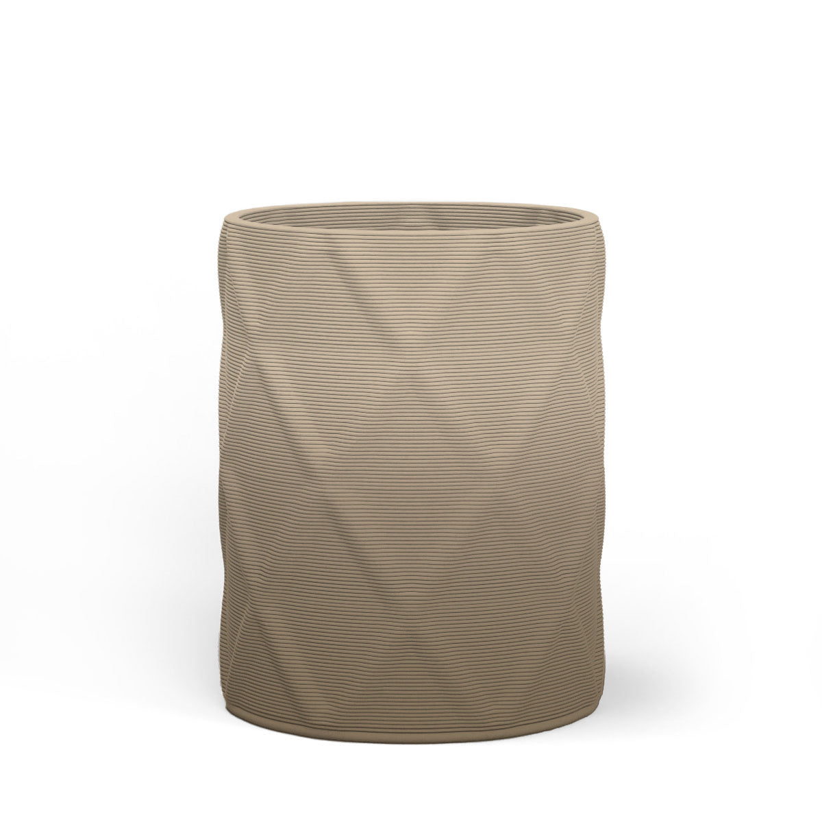 Solana Medium Round Concrete Planter - Diamond 1