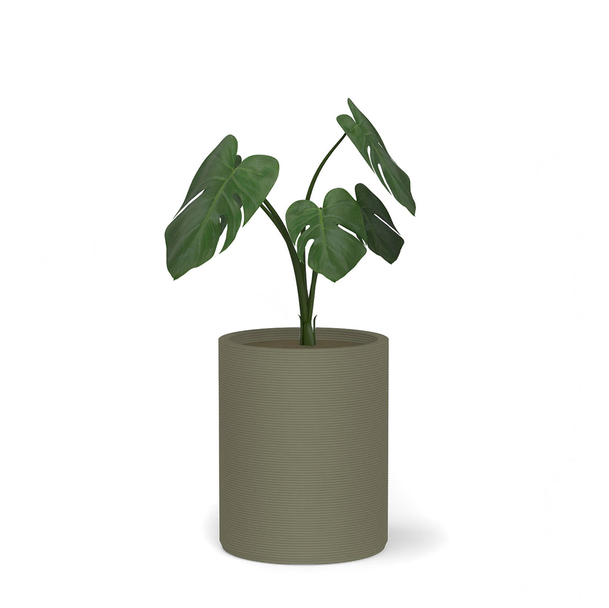 Solana Medium Round Concrete Planter - Stacks