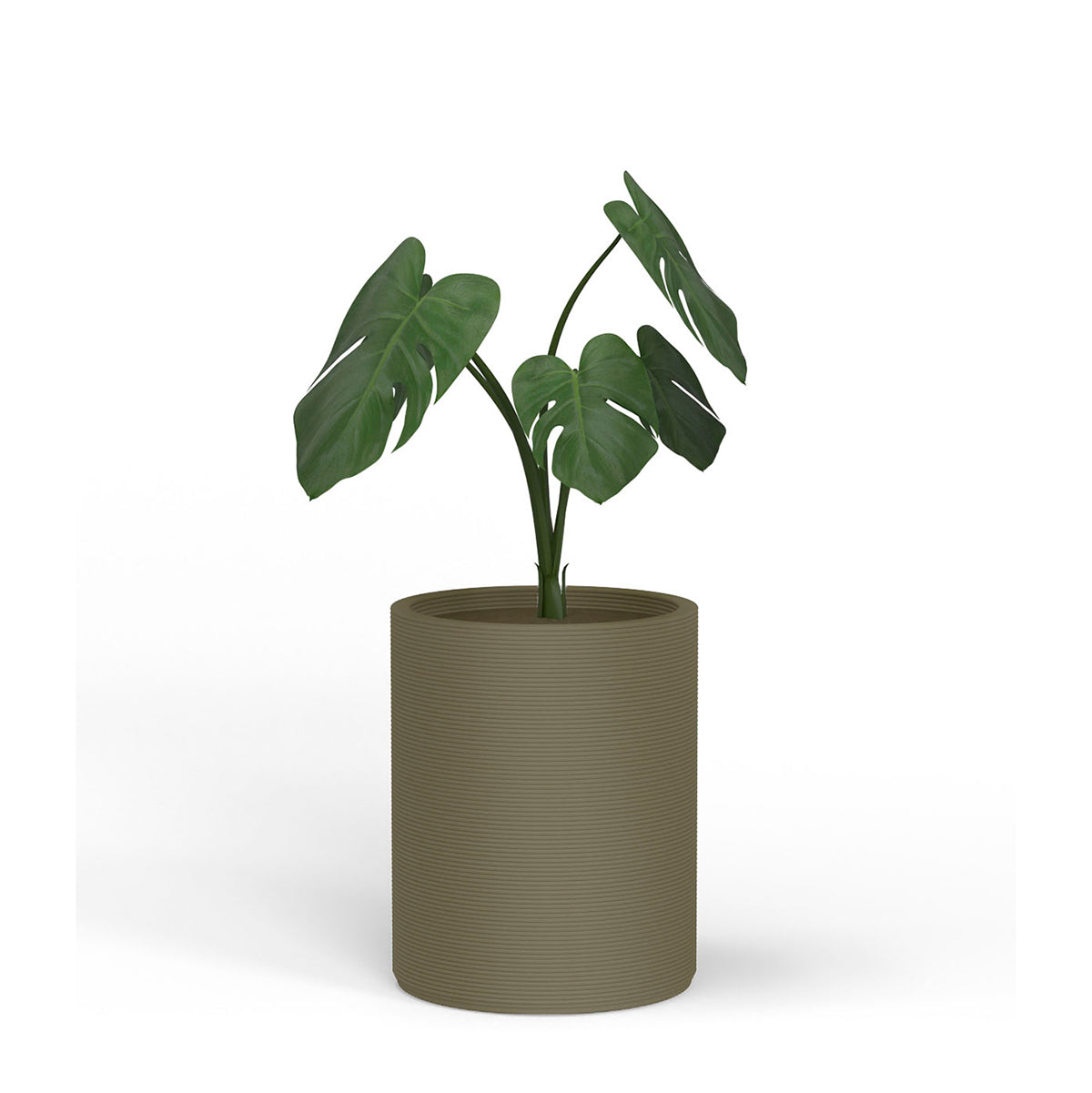 Solana Medium Round Concrete Planter - Stacks