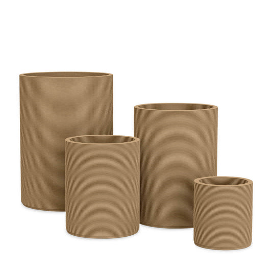 Solana Round Planter Set - Stacks