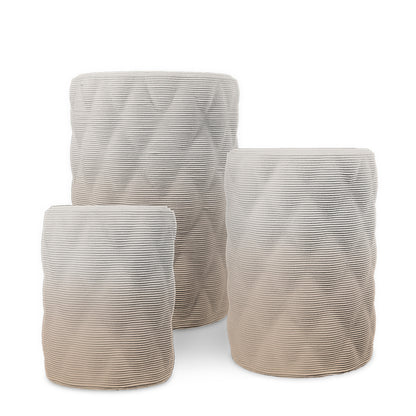 Solana Round Planter Set - Diamond 2
