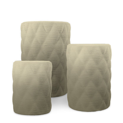 Solana Round Planter Set - Diamond 2