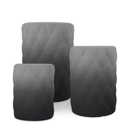 Solana Round Planter Set - Diamond 2