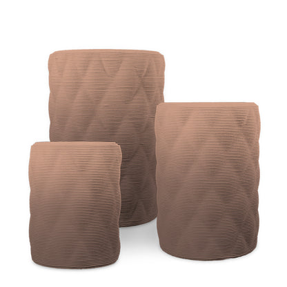 Solana Round Planter Set - Diamond 2
