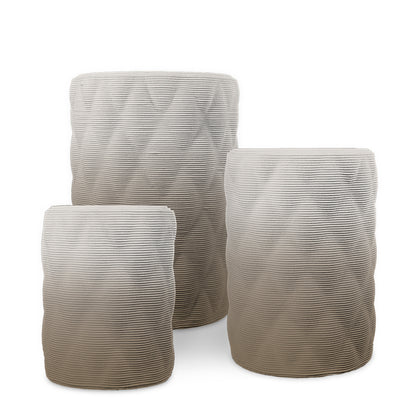 Solana Round Planter Set - Diamond 2