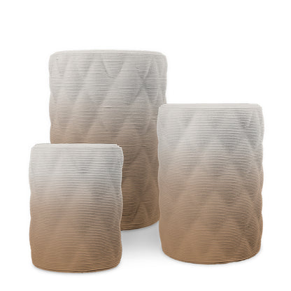 Solana Round Planter Set - Diamond 2